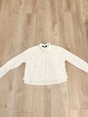 DKNY White Collar Button Shirt